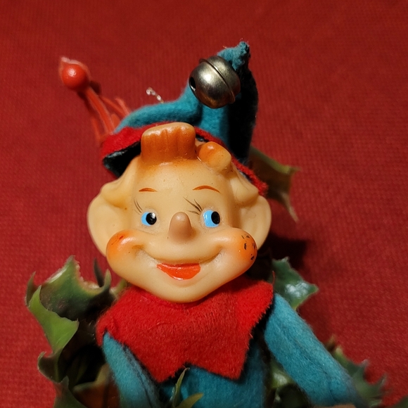 Vintage Knee Hugger Felt Elf - Picture 5 of 13